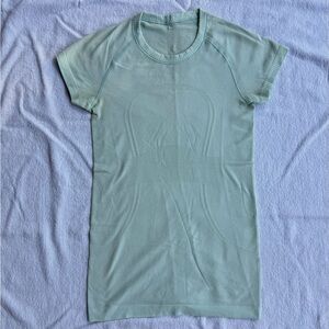 Lululemon Swiftly Tech Short Sleeve Mint Blue Sz 4